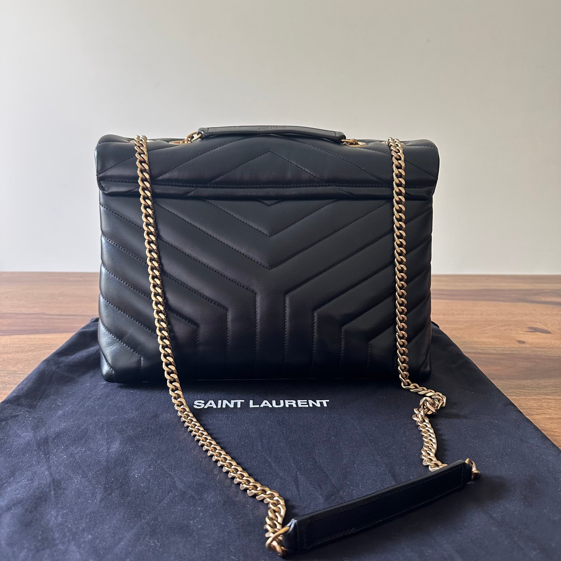 Saint laurent medium loulou monogram shoulder bag sale