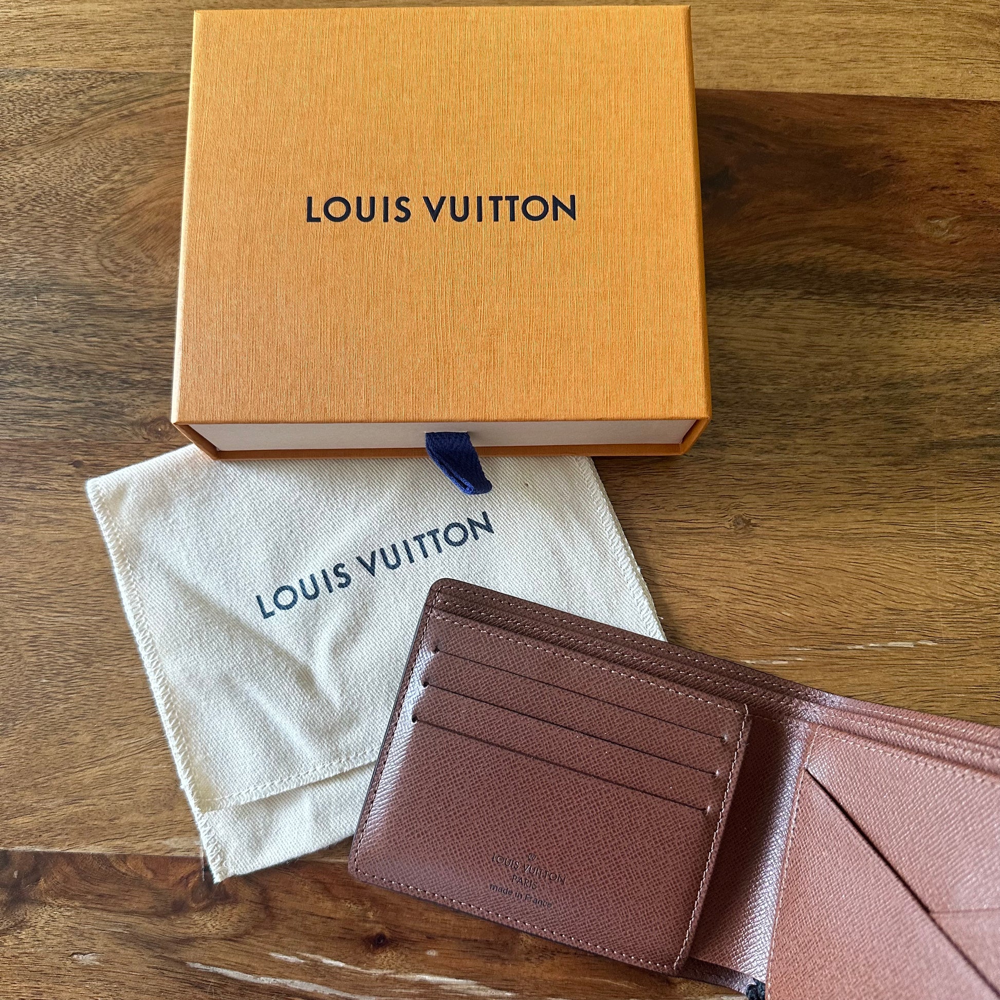 Louis Vuitton Double V Compact Wallet Monogram Canvas Rubis