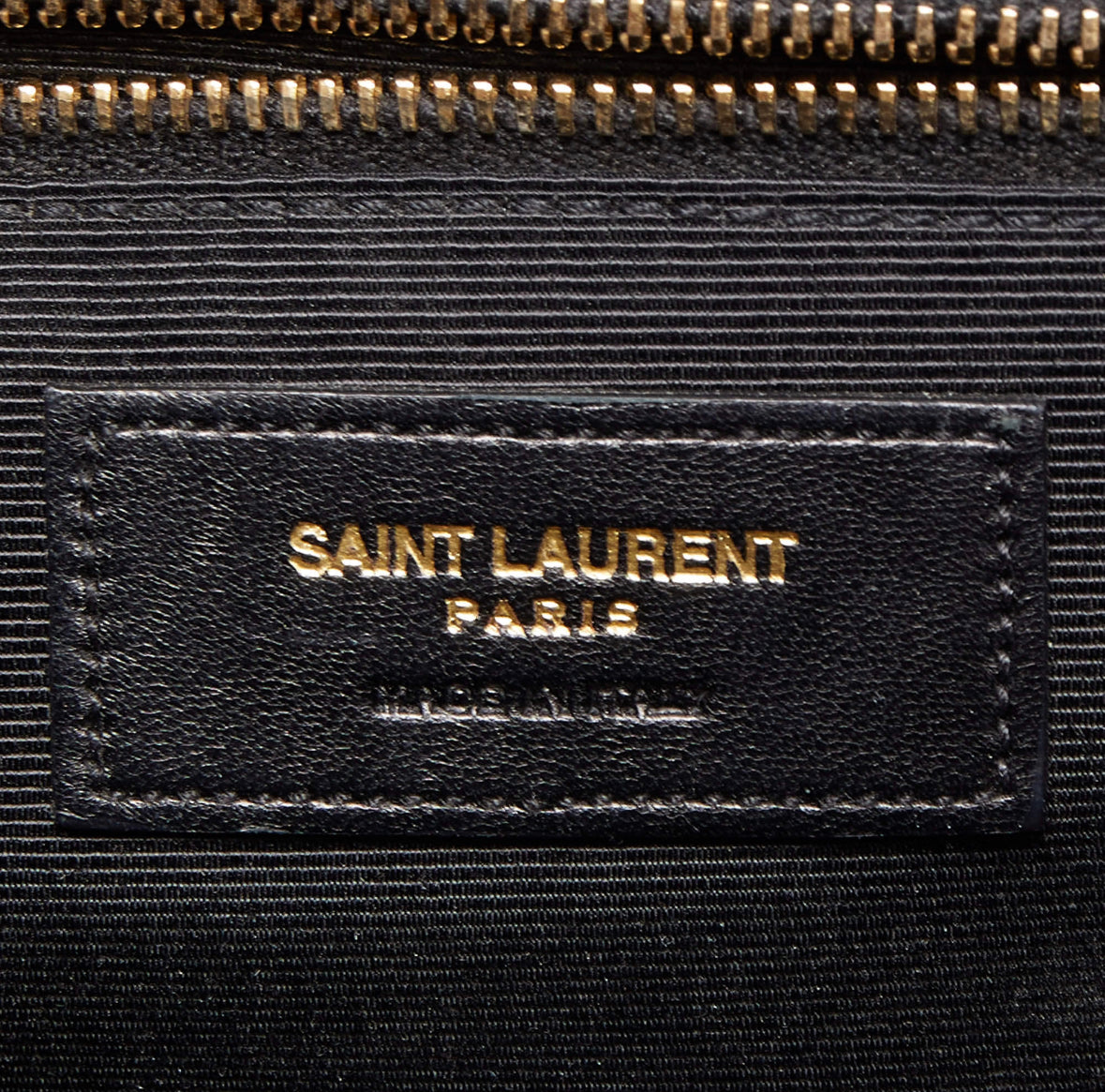 Saint Laurent Monogram Large Leather Pouch