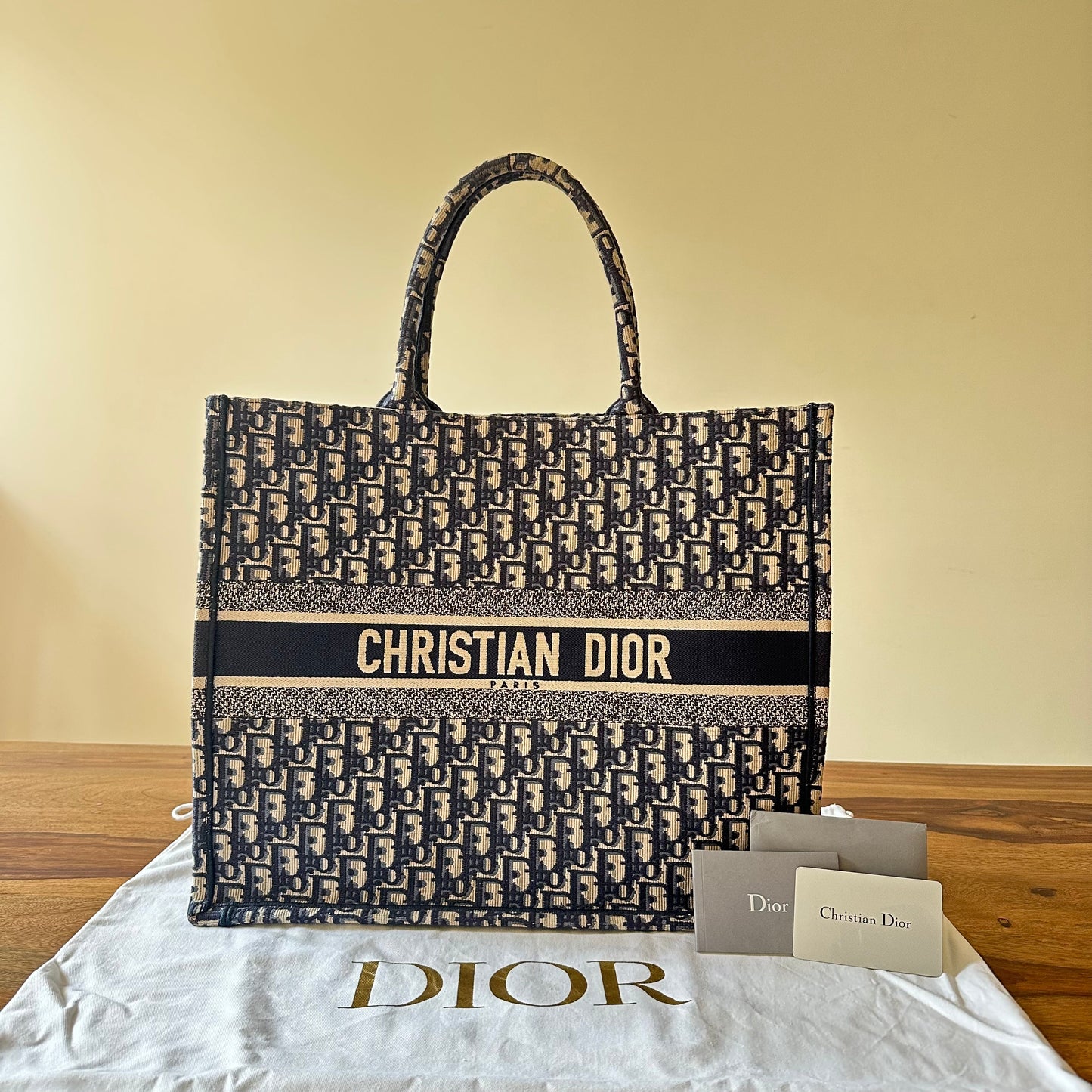 Christian Dior Oblique Book Tote in Large