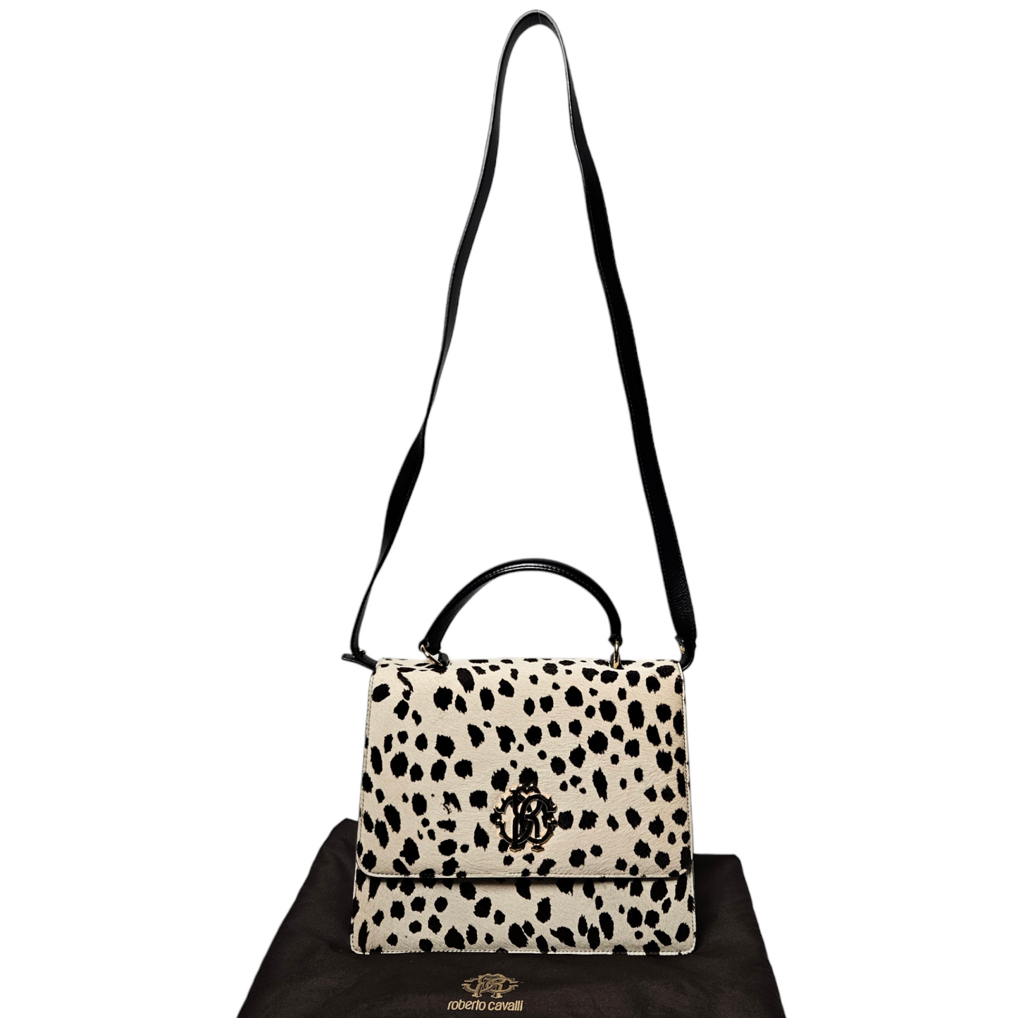Roberto Cavalli Animal Print Shoulder Bag