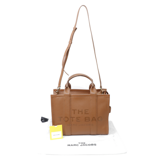 Marc Jacobs Medium Tote Bag in Brown Leather