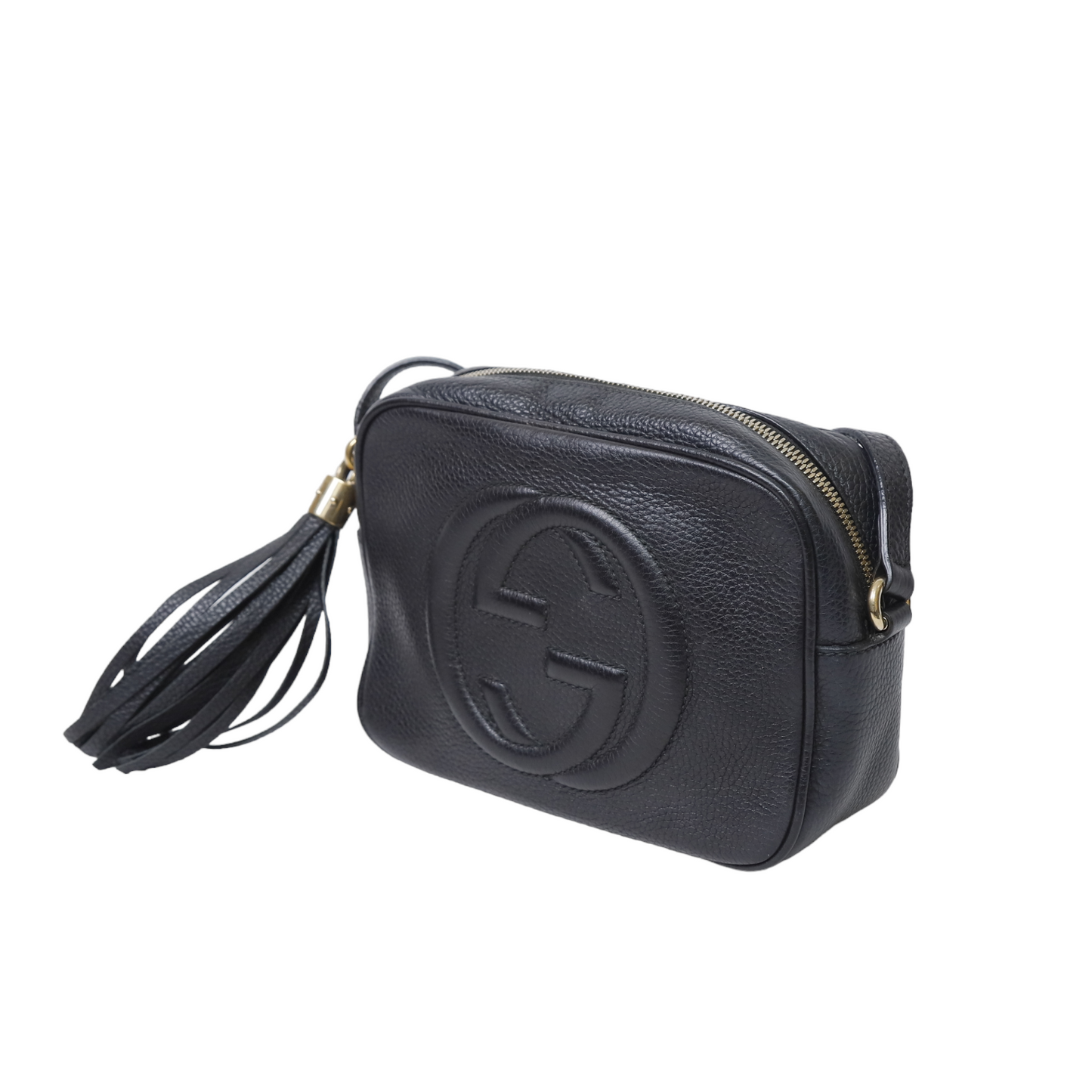 Gucci Black Leather Soho Disco Bag