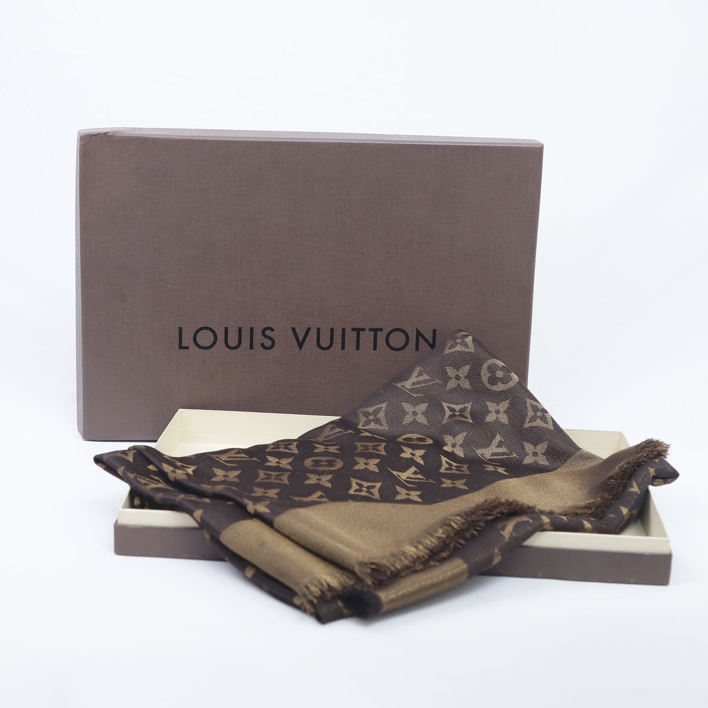 Louis Vuitton So Shine Monogram Shawl