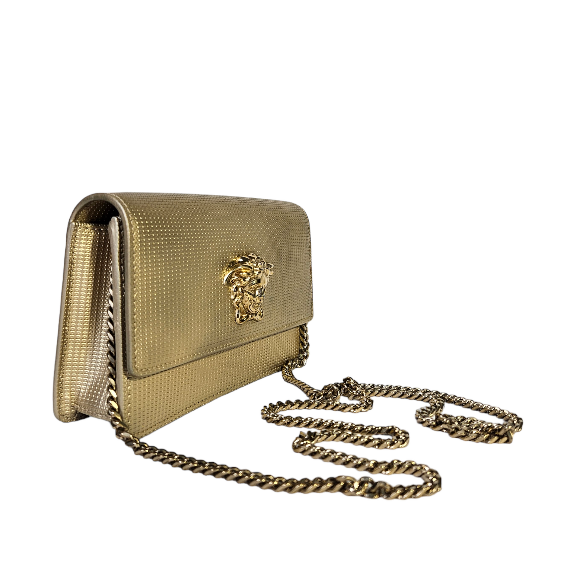 Versace palazzo evening hot sale bag with chain