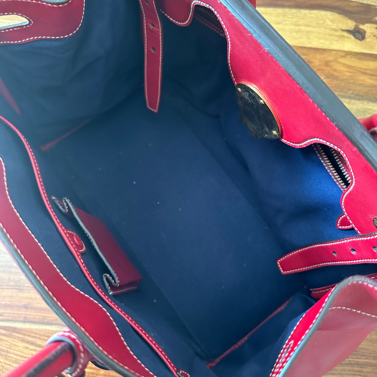 Ralph Lauren Leather Ricky 33 Handle Bag