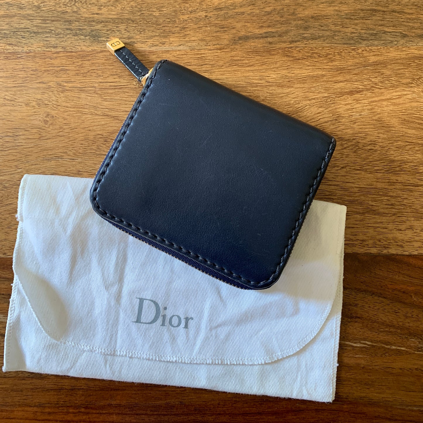 Christian Dior D Fence Wallet